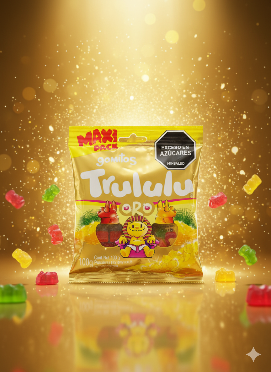 PAQUETICO DE GOMITAS TRULULU ORO -7702993054093 - Imagen 1