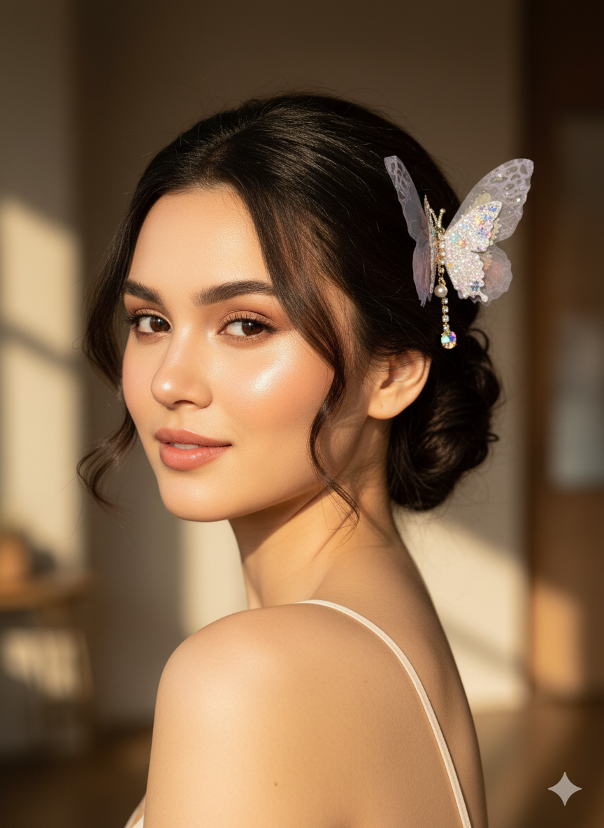 HEBILLAS PARA EL CABELLO MARIPOSAS DECORATIVAS ZJ225553 - Imagen 1