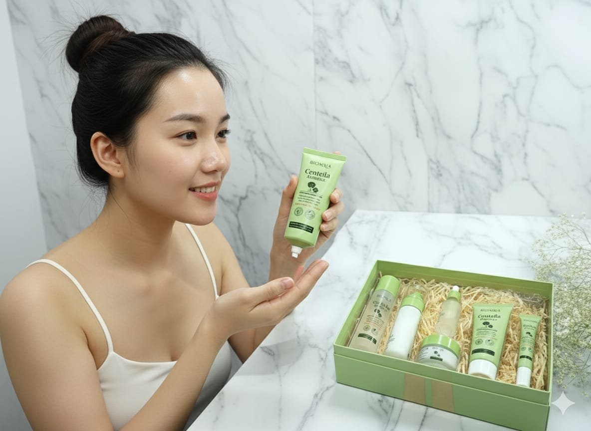 KIT DE CUIDADO FACIAL DE CENTELLA ASIATICA - Imagen 2