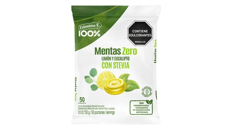 MENTA ZERO LIMON Y EUCALIPTO CON STEVIA - 7702011070715 - Imagen 1