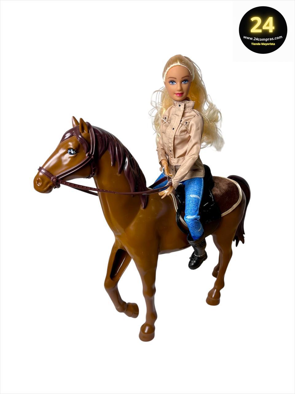 MUÑECA VAQUERA CON CABALLO - 8466 - Imagen 3
