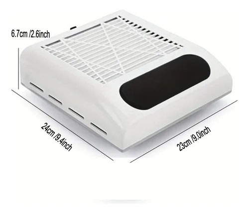 ASPIRADORA DE POLVO PARA UÑAS MATE 858-8 PLUS - Imagen 4