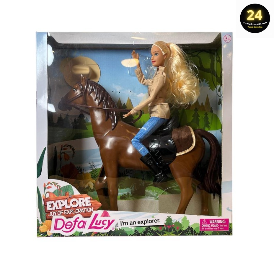 MUÑECA VAQUERA CON CABALLO - 8466 - Imagen 5