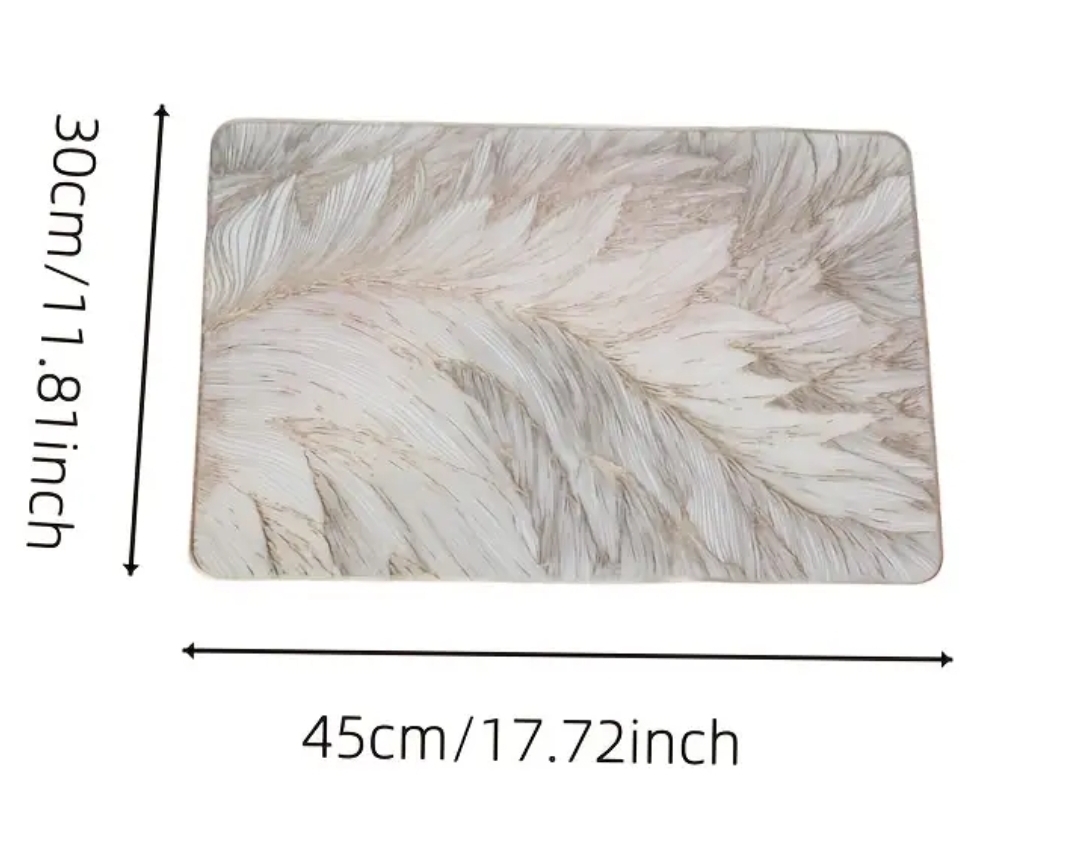 INDIVIDUAL ELEGANTE RECTANGULAR PARA LA MESA  ZJ226118 - Imagen 5