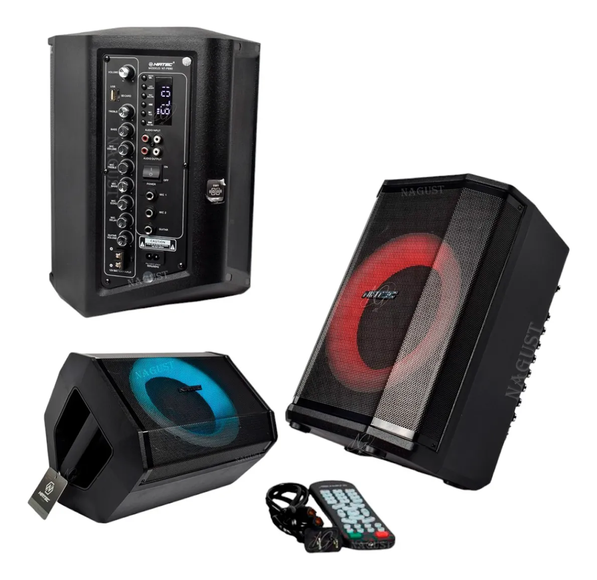 PARLANTES ALTA DEFINICIÓN 300WATS  NX-100 COLOR NEGRO 3481-1000175 - Imagen 1