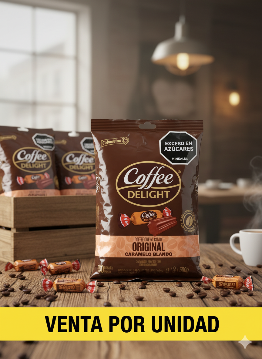 CARAMELO BLANDO  COFFEE DELIGHT ORIGINAL  - 7702011010612 - Imagen 1