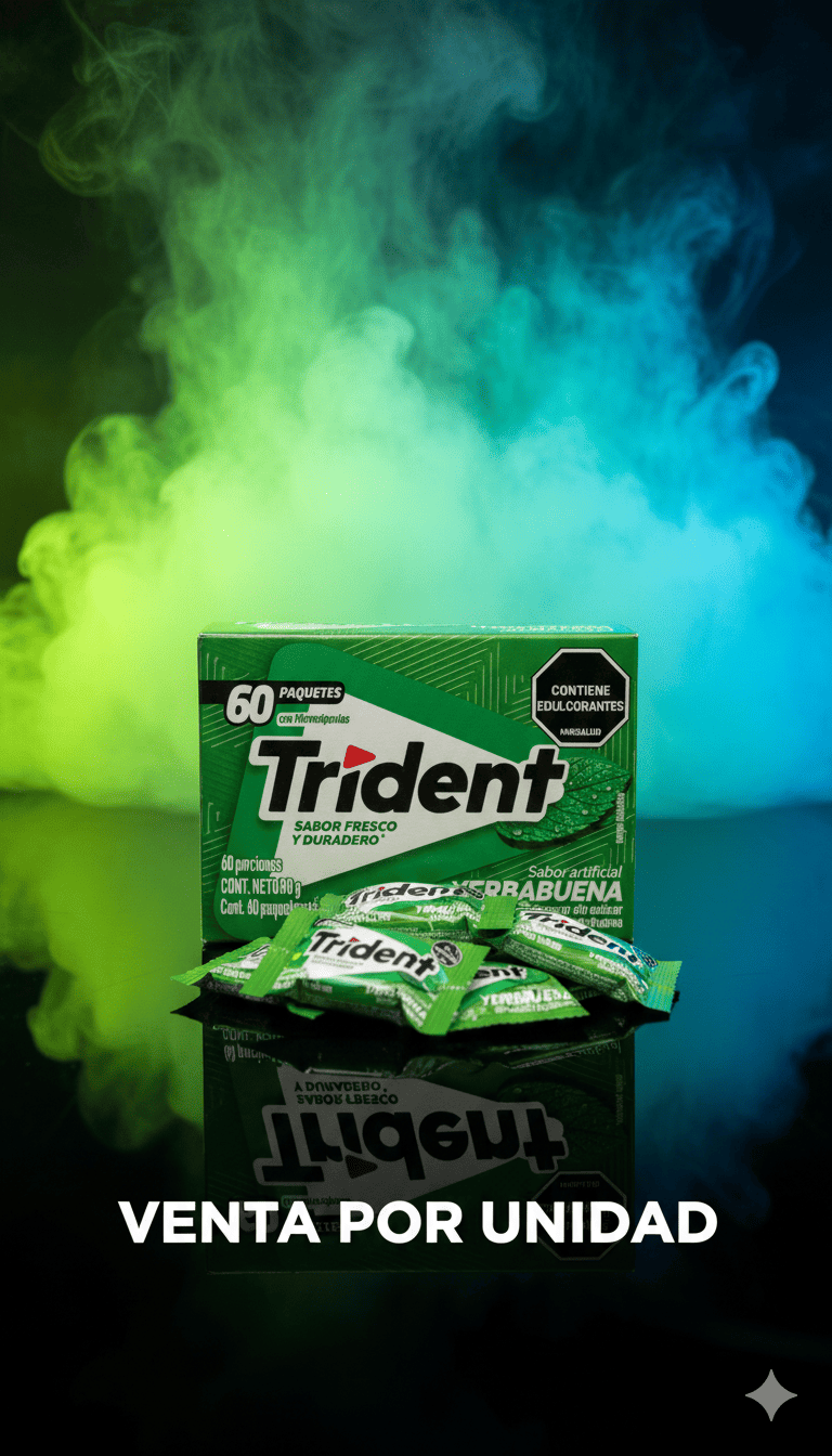 CHICLES TRIDENT DE HIERBABUENA - Imagen 1