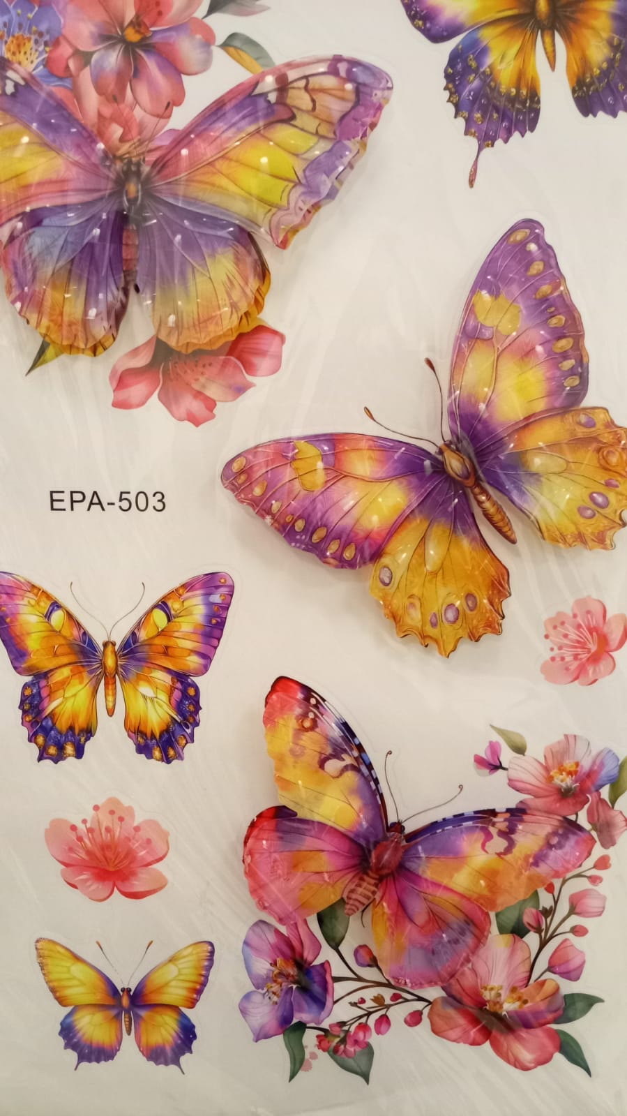 MARIPOSAS ADHESIVOS PARED X12 - EPA-503  ZJ225479 - Imagen 3