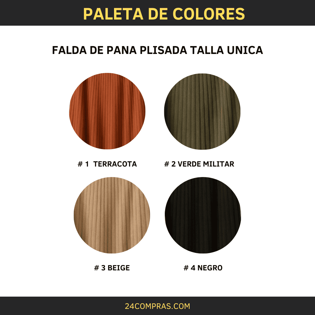 FALDA DE PANA PLISADA - Imagen 4