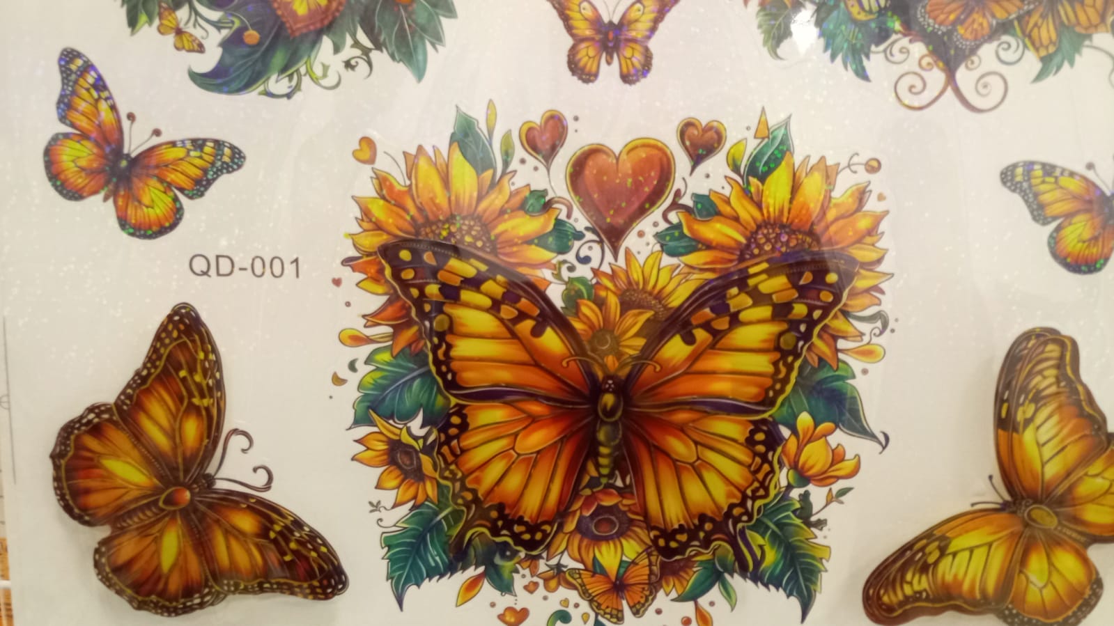 MARIPOSAS ADHESIVOS PARED X11 - QD-001 ZJ225452 - Imagen 2