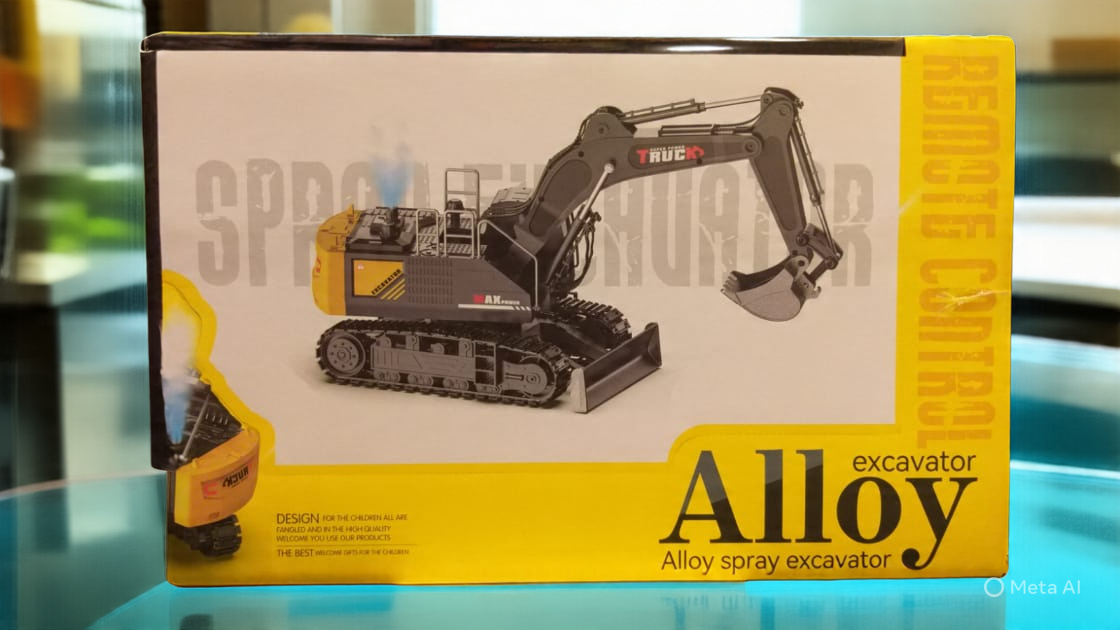 MAQUINA EXCAVADORA COLECCION CONTROL REMOTO 555-15 - Imagen 1