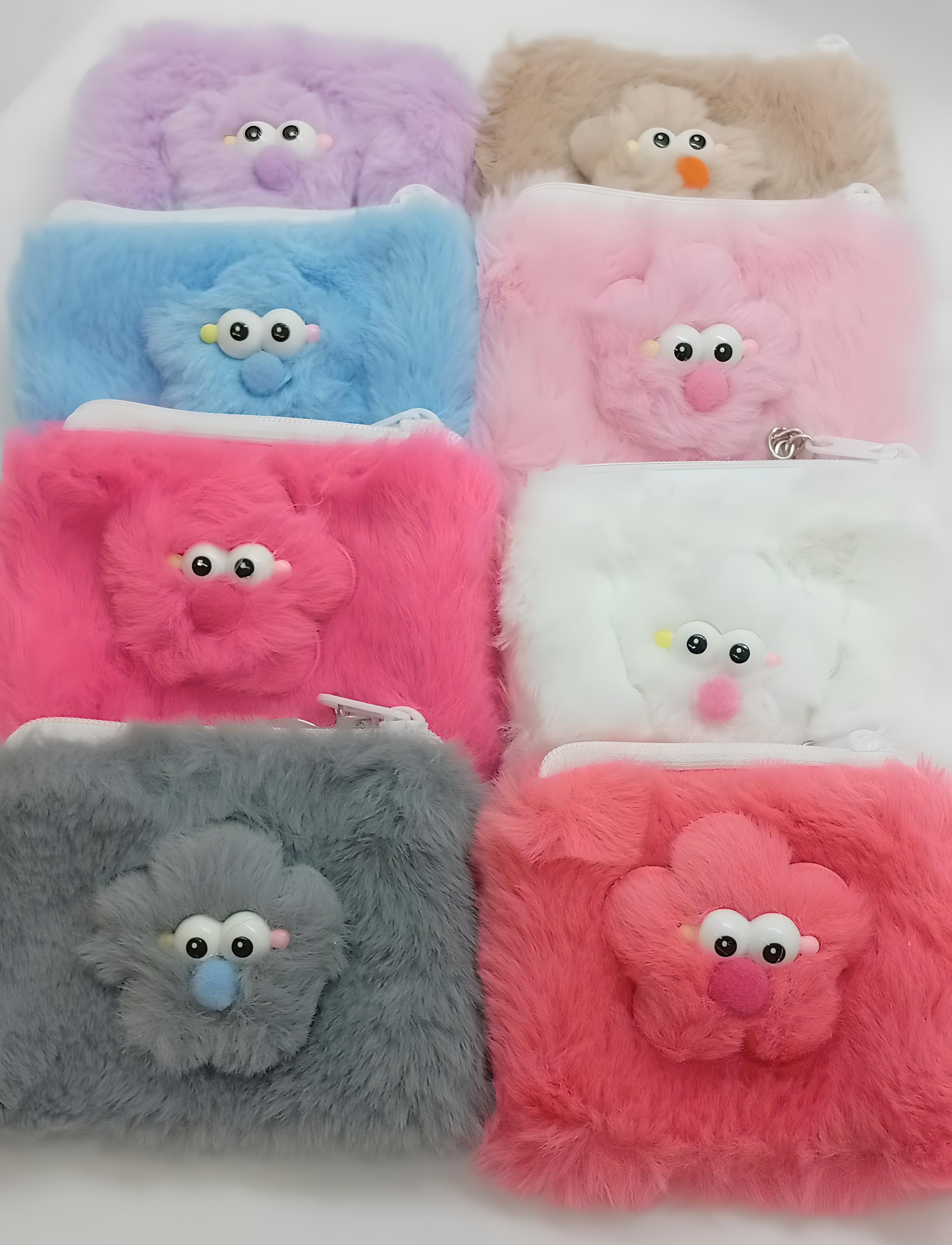 MONEDEROS DE PELUCHE CON DISEÑO DIVERTIDO ZJ223381 - Imagen 1