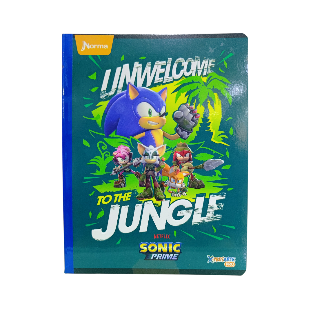 CUADERNOS TEMÁTICOS SONIC Y POKÉMON – MARCA NORMA CUADRICULADOS - Imagen 3