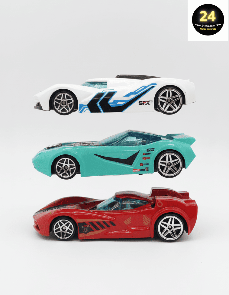 3 AUTOS SUPER DEPORTIVOS FUTURISTAS  1:64-  660-S136 - Imagen 2