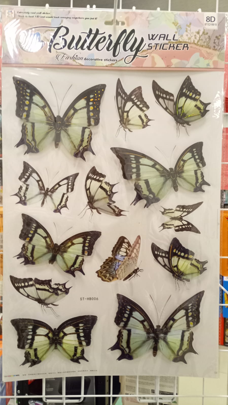 MARIPOSAS ADHESIVOS PARED X13 - ST-HB006  ZJ225451 - Imagen 1