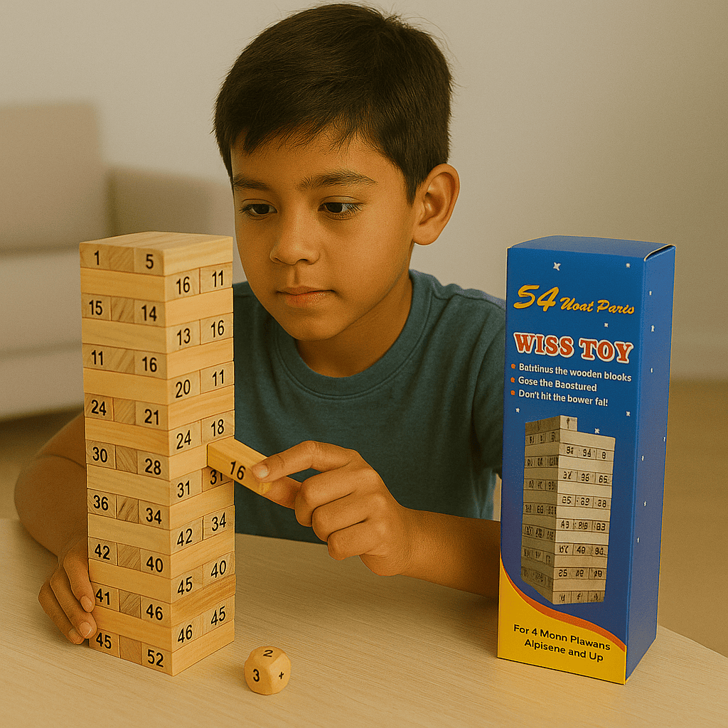 YENGA TORRE DE BLOQUES DE MADERA PEQUEÑO CLÁSICA 45 PIEZAS 24312-1 - Imagen 1