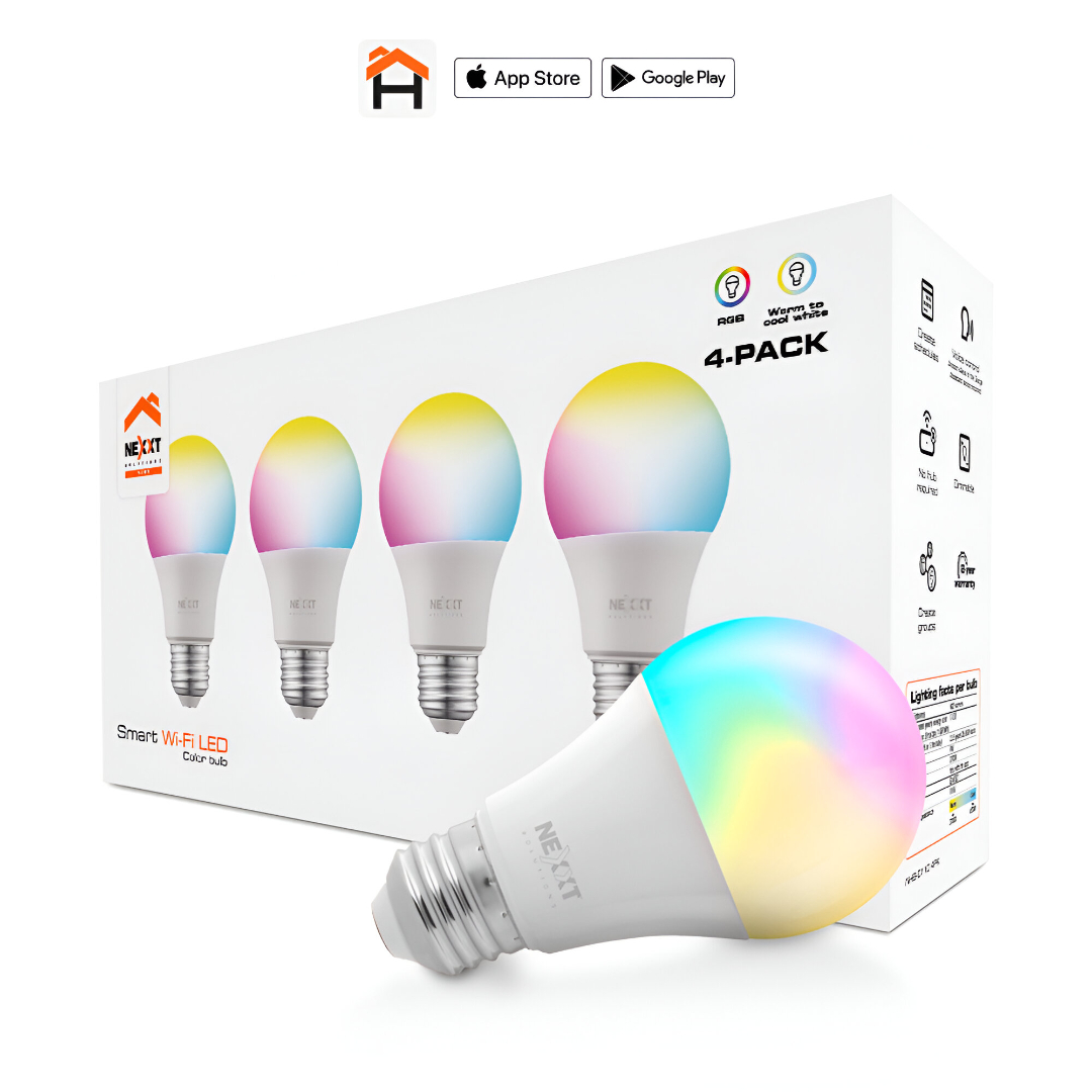 BOMBILLA INTELIGENTE WI-FI LED RGB - NHB-C110 4PK - Imagen 1