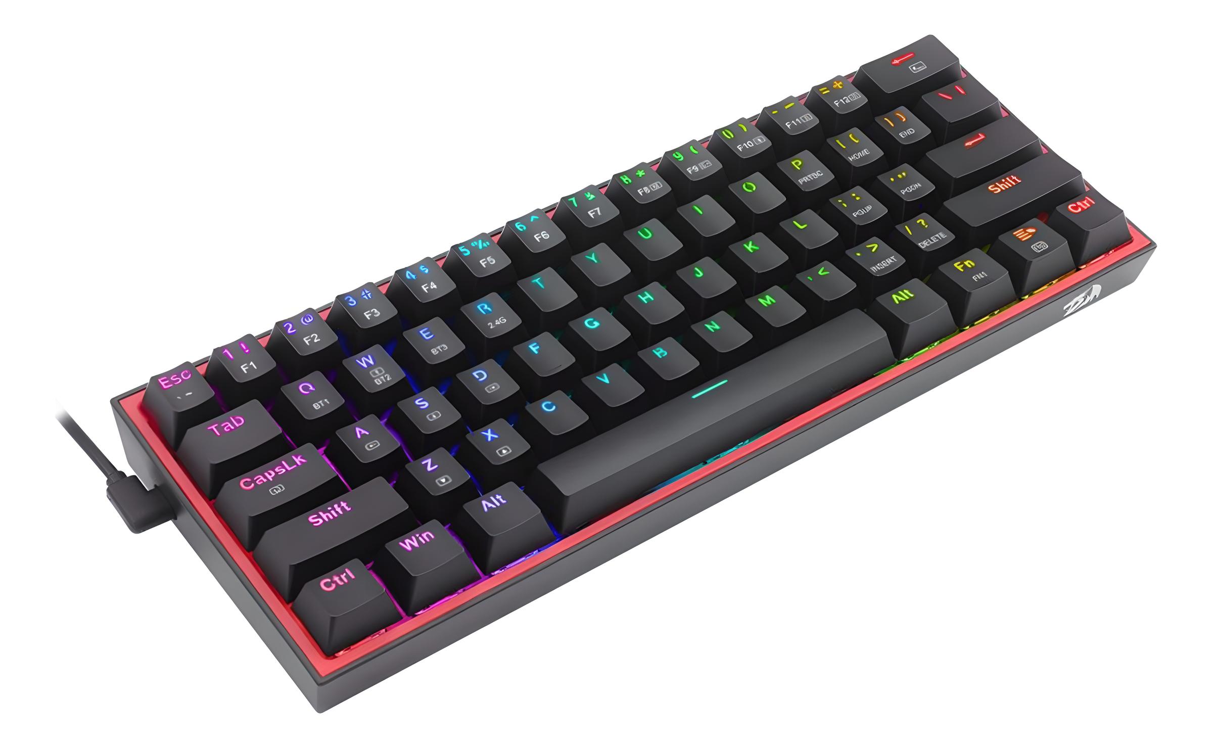 TECLADO MECÁNICO REDRAGON FIZZ PRO K616-RGB - Imagen 1