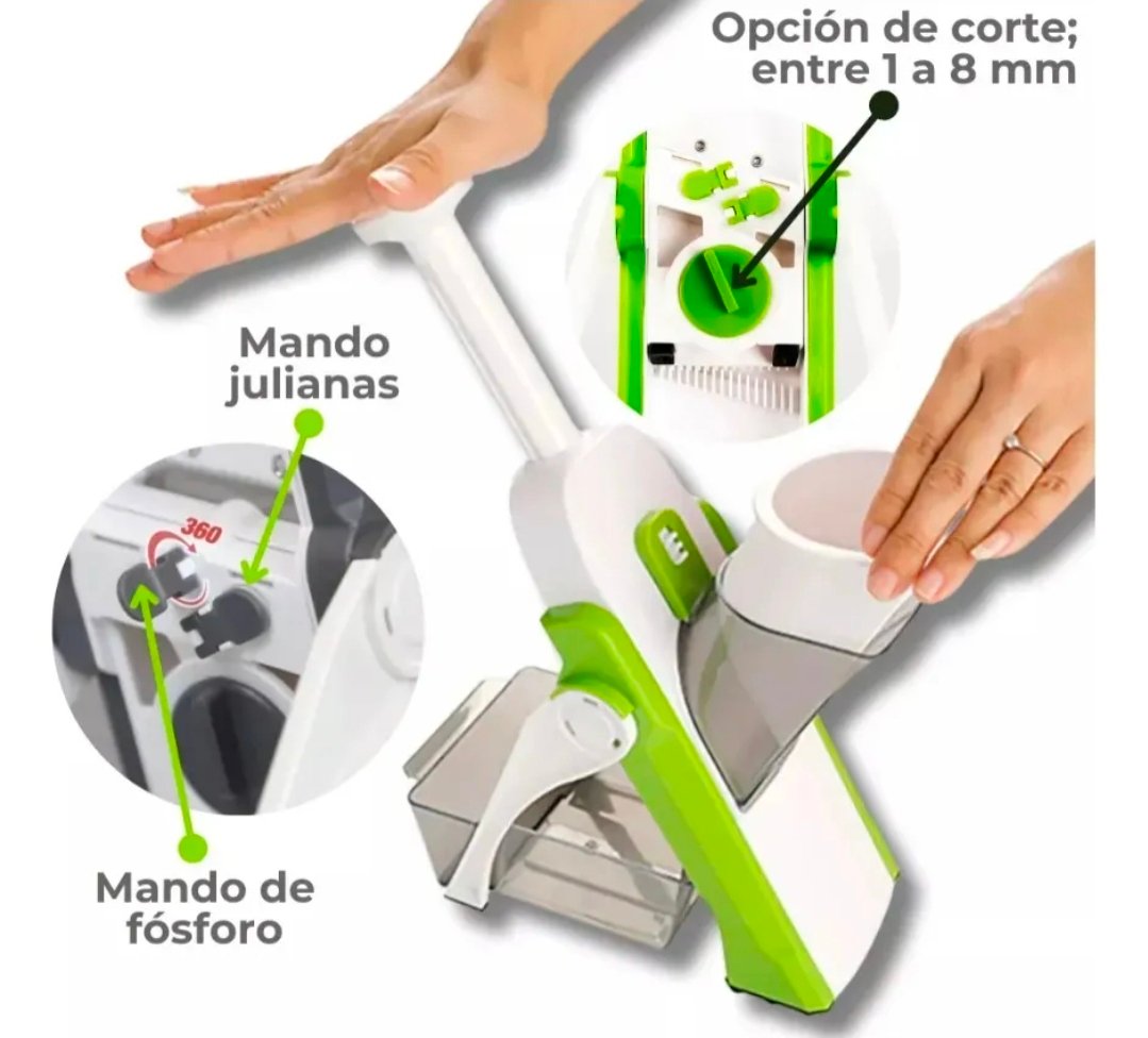 MANDOLINA FRUTAS Y VERDURAS - Imagen 2