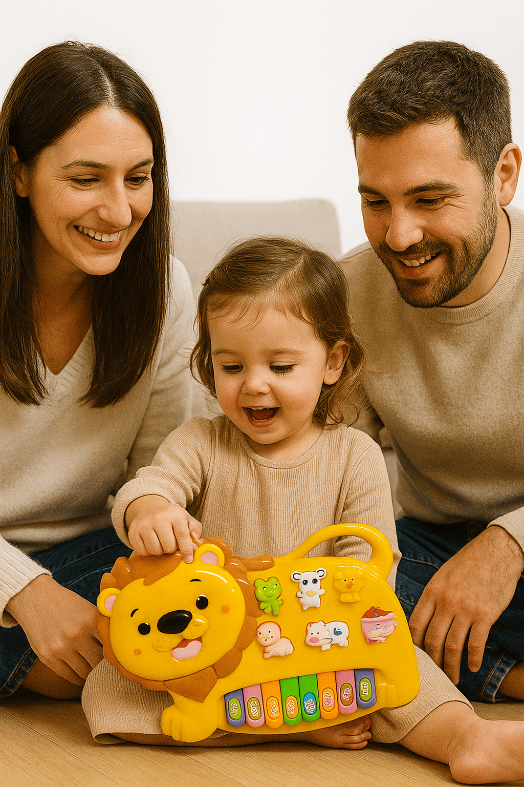 LEON PIANO MUSICAL INFANTIL FORMA DE LEÓN 6629 - Imagen 1