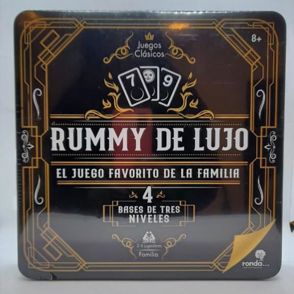 JUEGO RUMMY DE LUJO LATA 10064 - Imagen 2