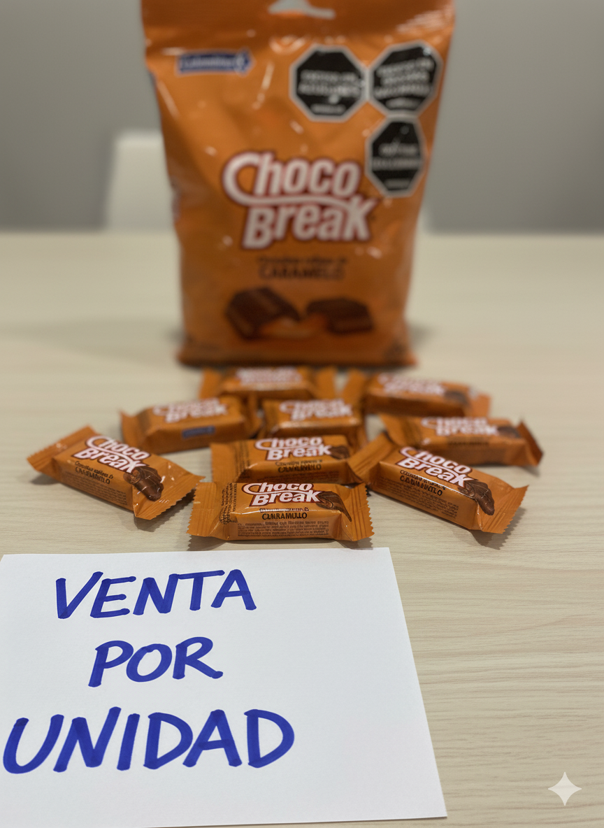 CHOCO BREAK RELLENO DE CARAMELO -7702011161727 - Imagen 1