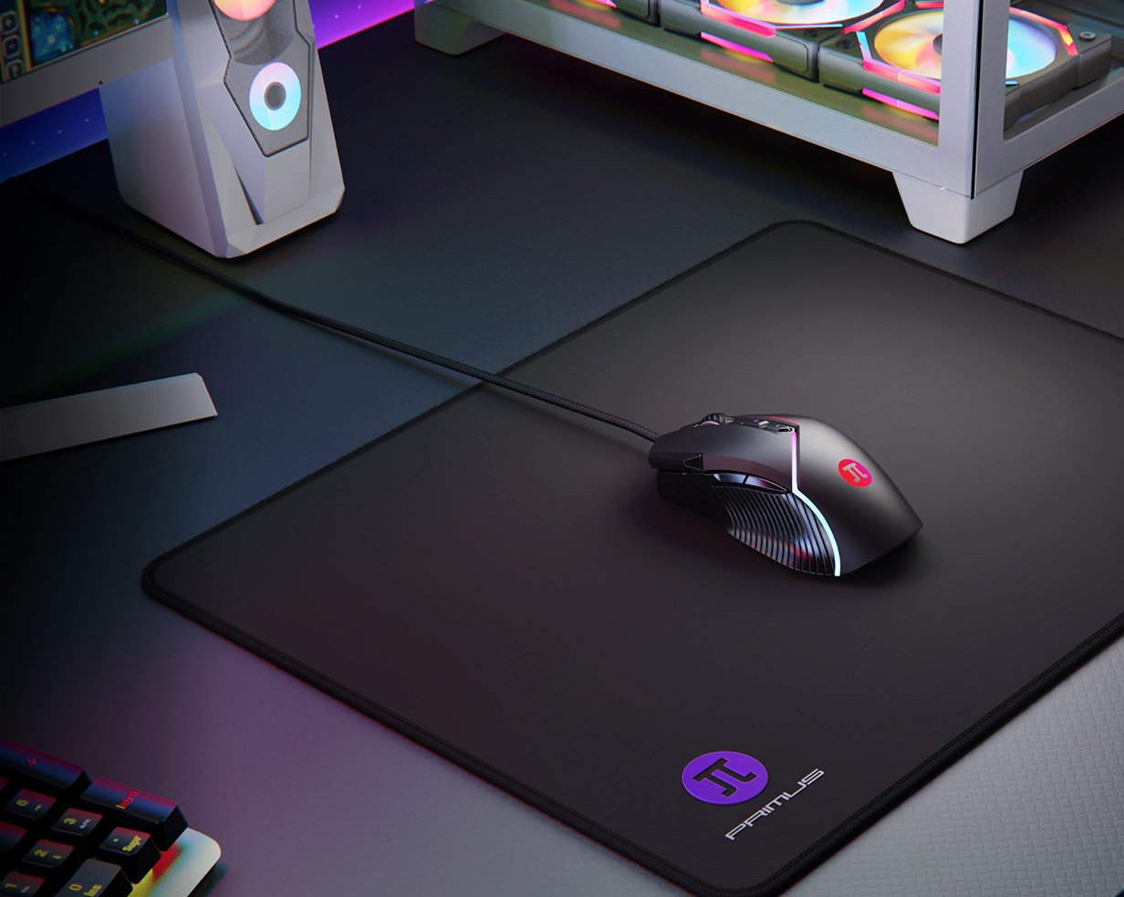 MOUSE GAMER GLADIUS CON ILUMINACION PMO-103 - Imagen 1