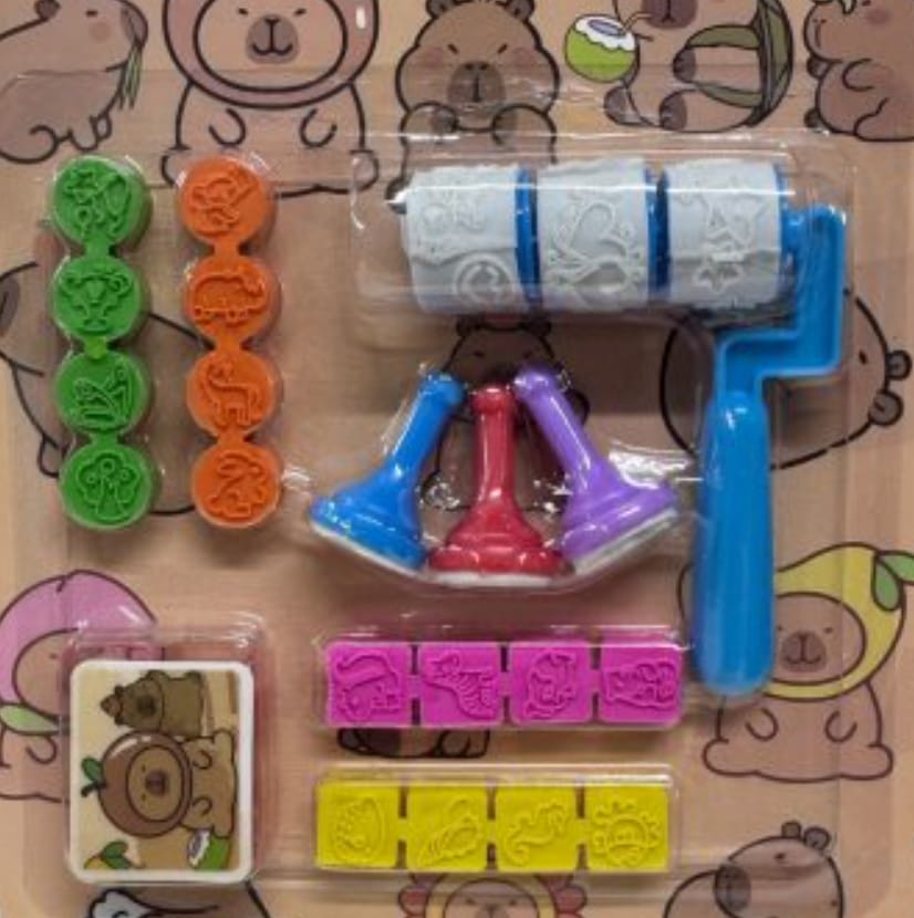 SET SELLOS ESTAMPAR NIÑOS - JM-1267 - Imagen 3