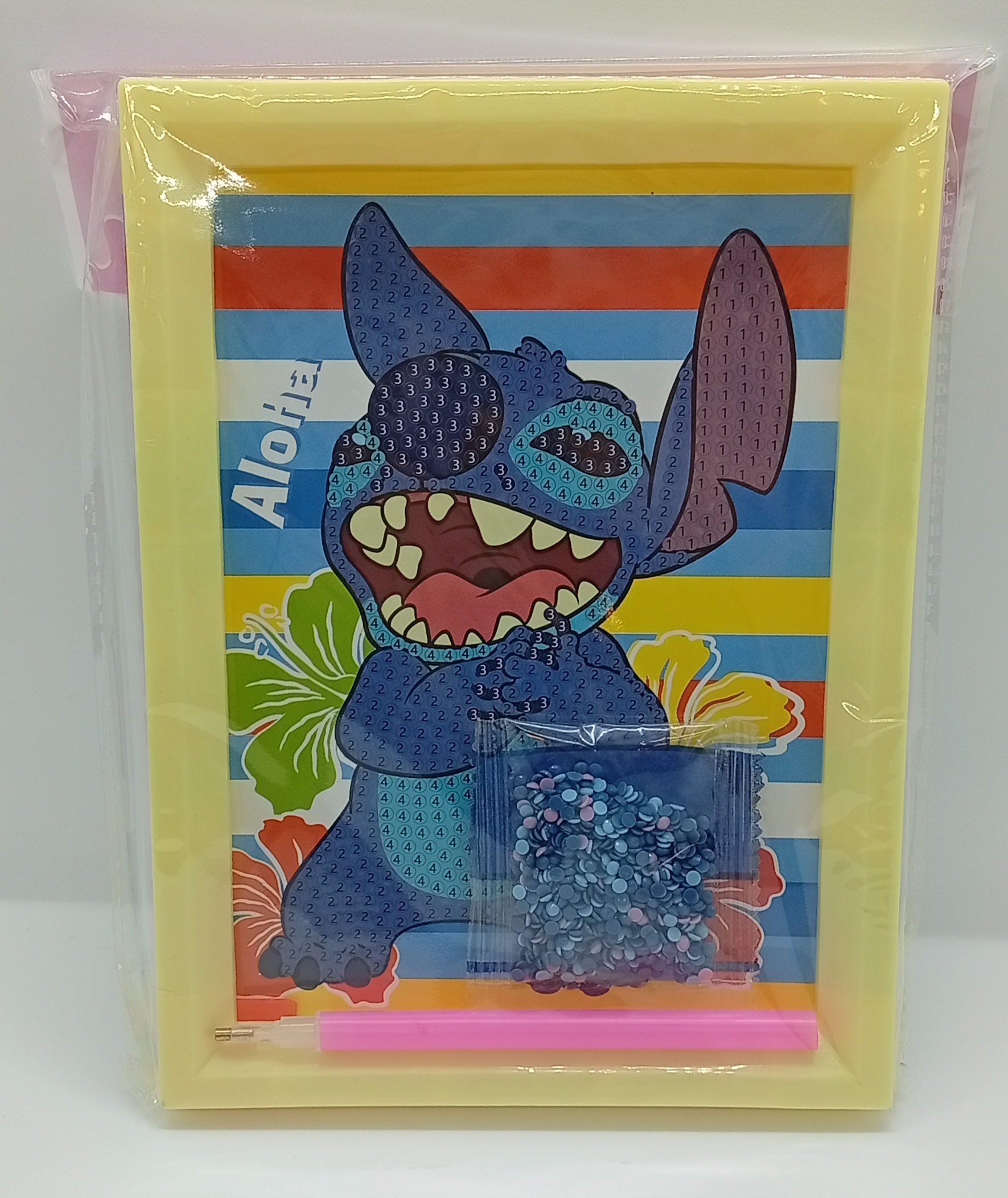 PINTURA CON DIAMANTES DISEÑO STITCH   ZJ225497 - Imagen 1