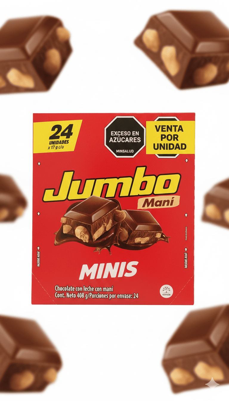 MANI CON CHOCOLATE JUMBO MINI -7702007080 - Imagen 1