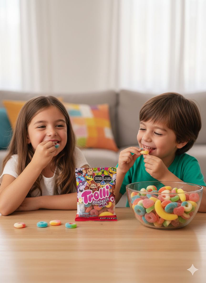 PAQUETE DE GOMITAS TROLLI FANTASIA MIX -7702174088039 - Imagen 2