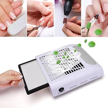 ASPIRADORA DE POLVO PARA UÑAS MATE 858-8 PLUS
