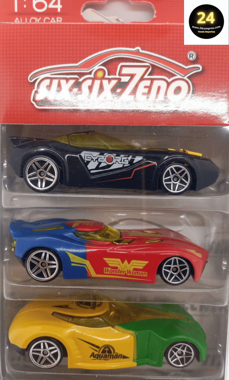 3 COCHES SUPER HÉROES DC COMICS 1:64    -  660-S130 - Imagen 3