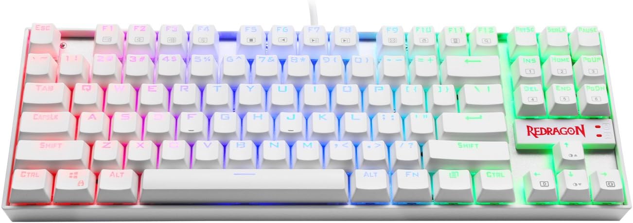TECLADO MECÁNICO REDRAGON K552W-RGB KUMARA - Imagen 1