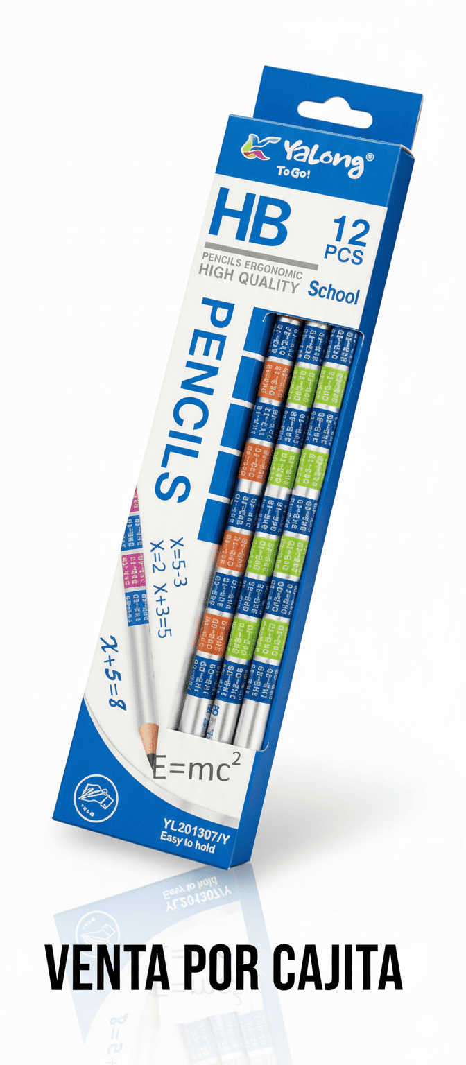LAPICES ERGONOMICOS HB VENTA X UNIDAD -YL201307/Y - Imagen 1