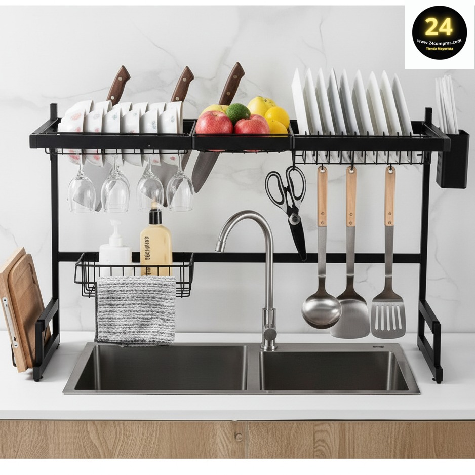ORGANIZADOR DE LOZA KITCHEN RACK -0667- - Imagen 2