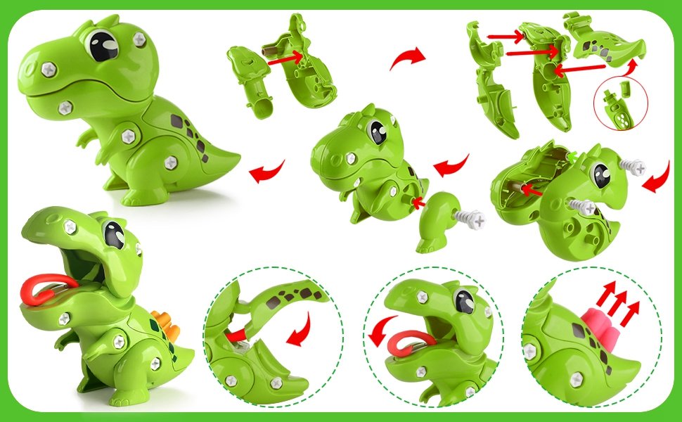 T-REX ARMABLE CON PLASTILINA - 627 - Imagen 2