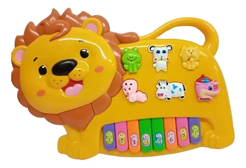 LEON PIANO MUSICAL INFANTIL FORMA DE LEÓN 6629 - Imagen 2