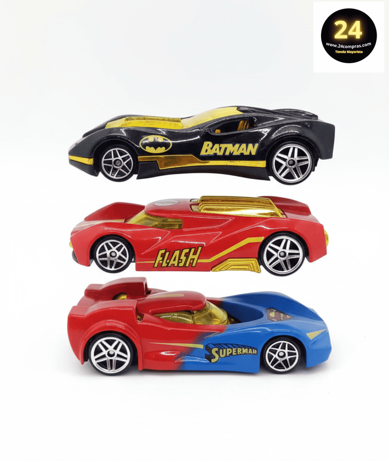 3 COCHES SUPER HÉROES DC COMICS 1:64    -  660-S130 - Imagen 2