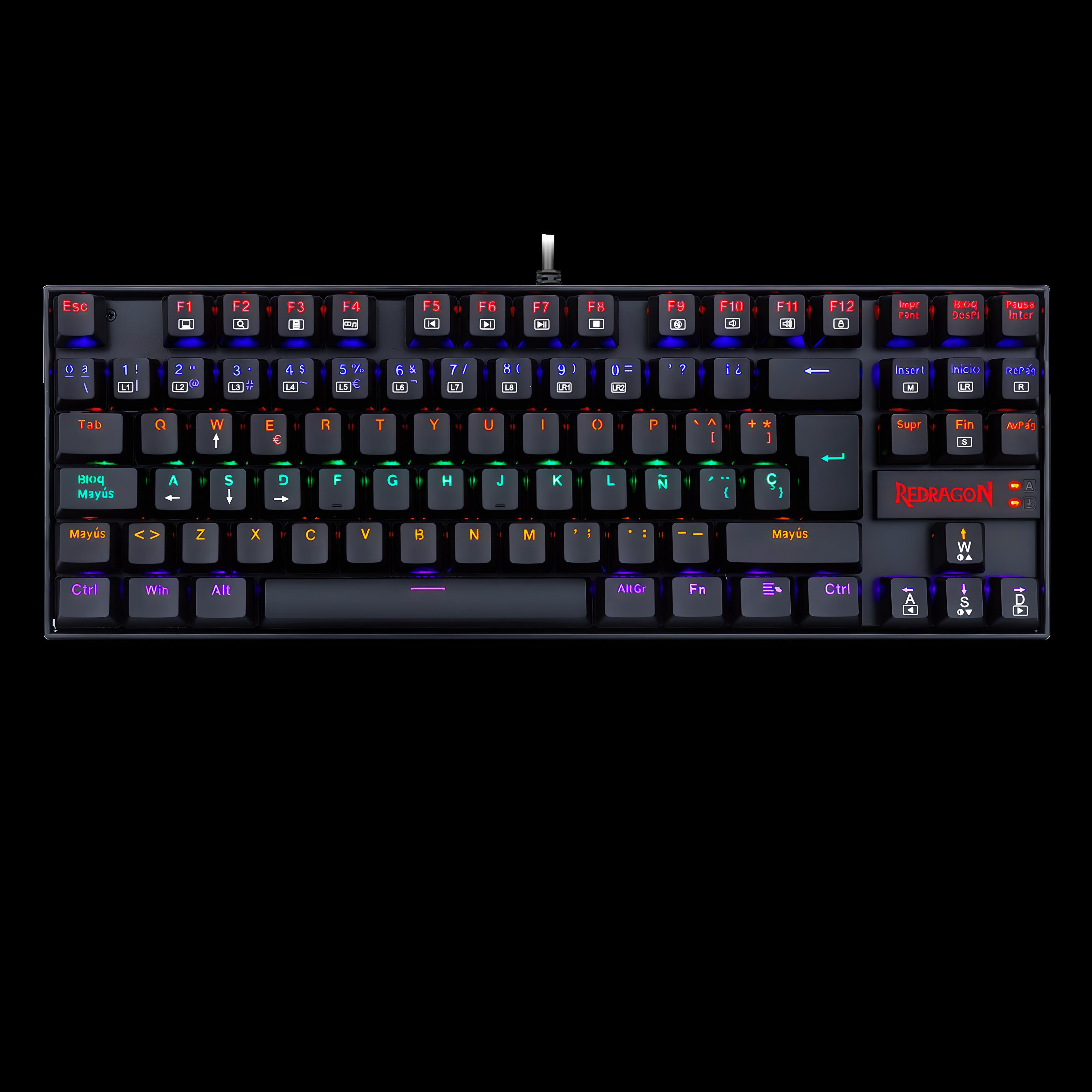 TECLADO MECÁNICO REDRAGON KUMARA K552-KR - Imagen 1