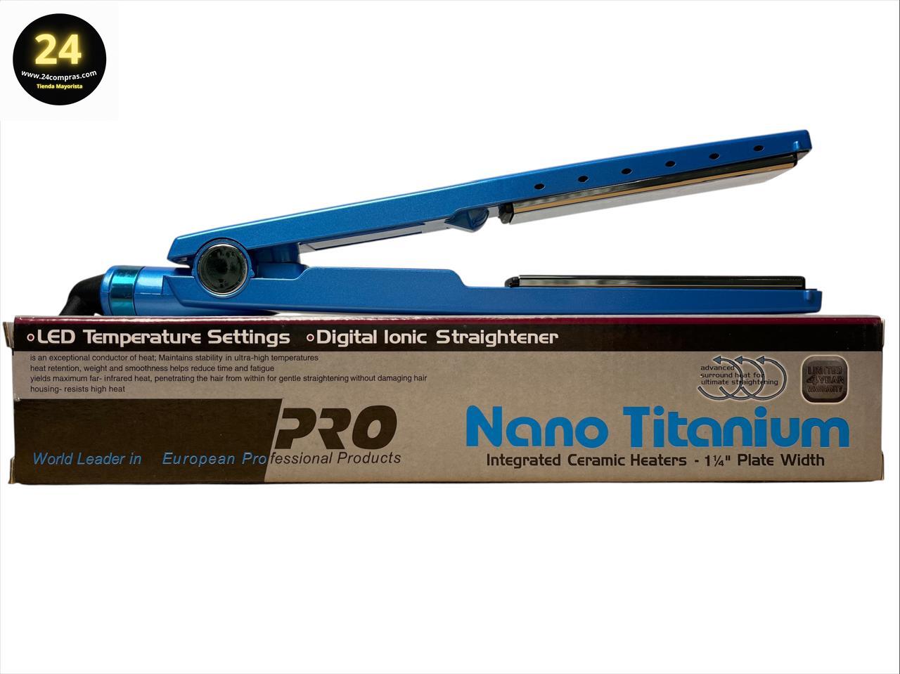 PLANCHA DE CABELLO PROFESIONAL NANO - TITANIUM PRO 004 450F - Imagen 2