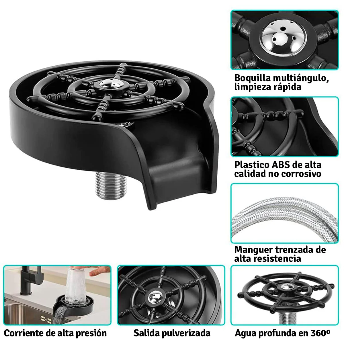 LAVADOR AUTOMÁTICO DE VASOS 6961652157112 - Imagen 4