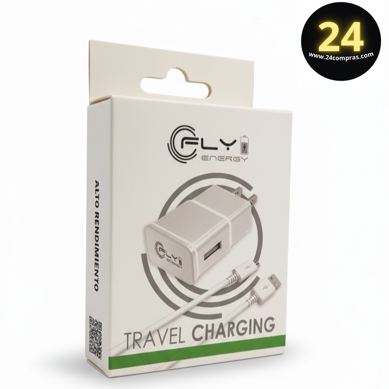 CARGADOR DE VIAJE FLY ENERGY 1000MHA    CP-220 - Imagen 2
