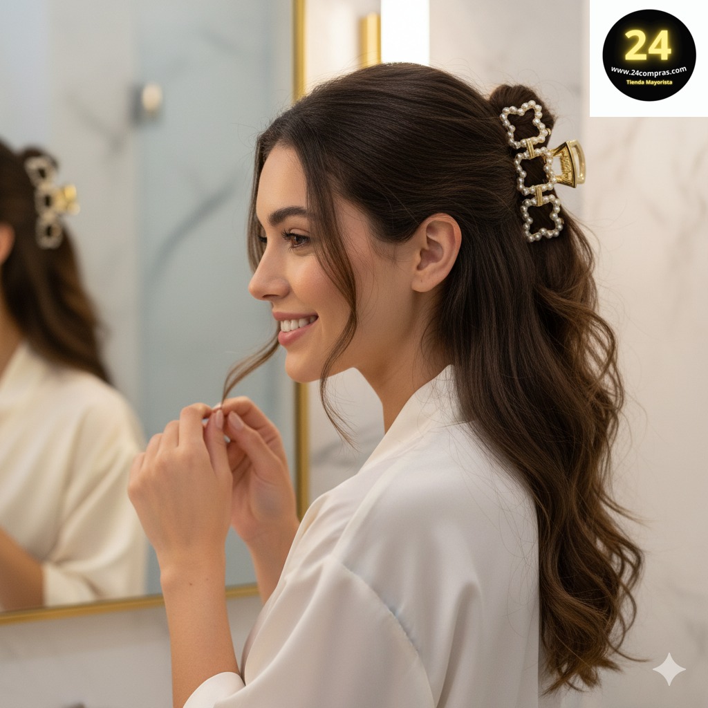 CAIMÁN PARA CABELLO ELEGANTE  ZJ230934 - Imagen 1