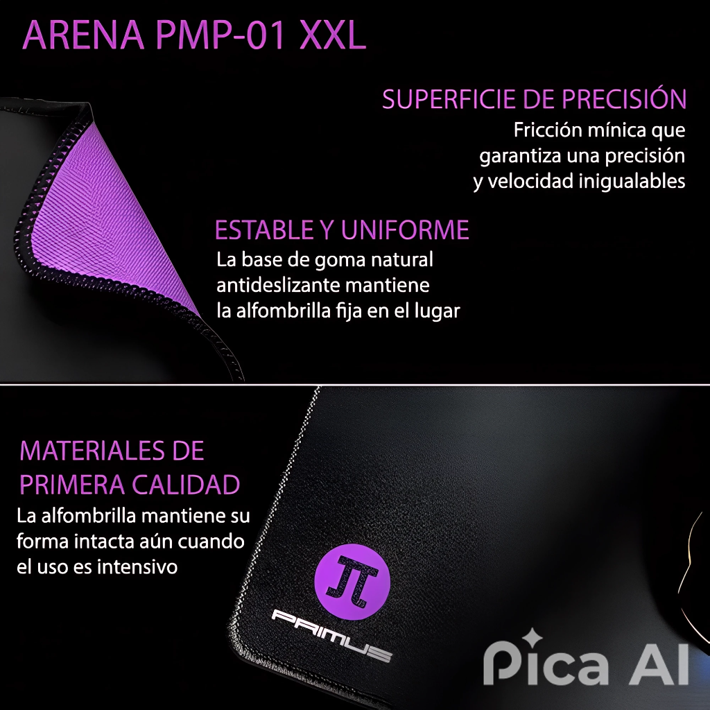 MOUSEPAD GAMER ARENA DE PRECISIÓN EXTENDIDA - PMP-01XXL - Imagen 3