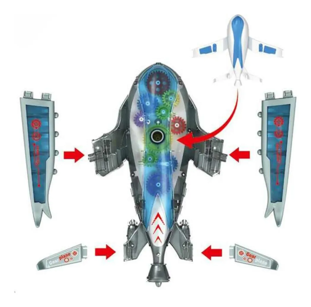 AVION LUMINOSO 8817 - Imagen 3