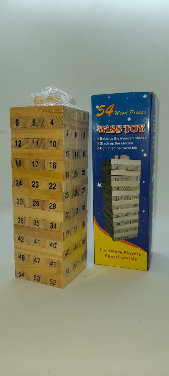 YENGA TORRE DE BLOQUES DE MADERA PEQUEÑO CLÁSICA 45 PIEZAS 24312-1 - Imagen 2