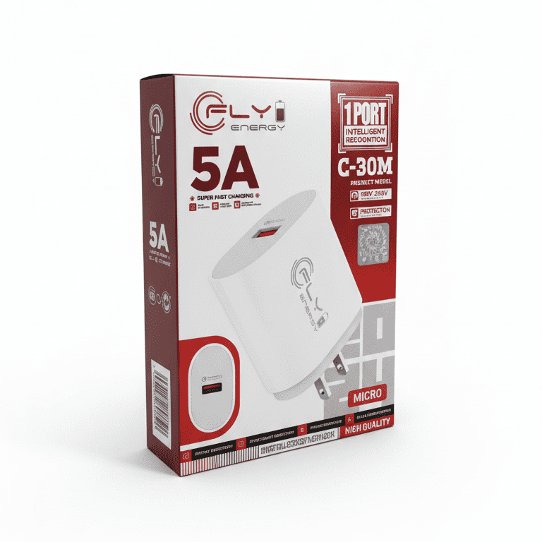 CARGADOR FLY ENERGY USB C CON CABLE TIPO MICRO USB