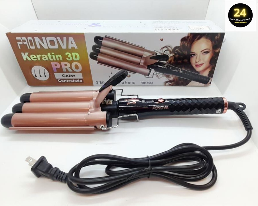 PINZA PRONOVA PRO 9663 KERATINA 3D PRO CALOR CONTROLADO - 1000233 - Imagen 2