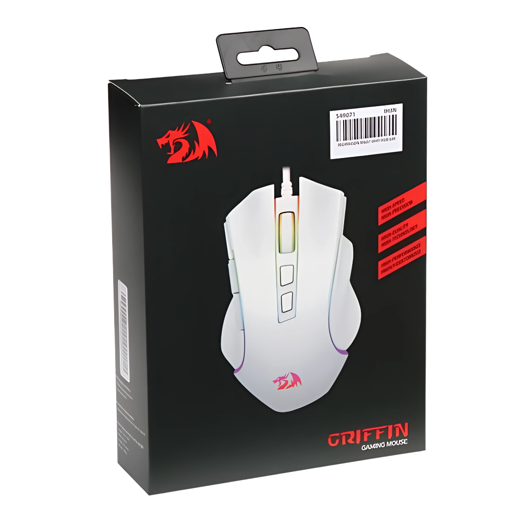 MOUSE GAMER GRIFFIN CON ILUMINACIÓN - M607W - Imagen 1